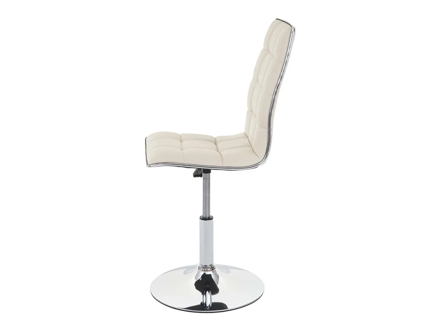 Silla de comedor giratoria MCW-C41, color crema