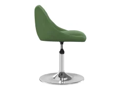 Silla de comedor giratoria 6 uds terciopelo verde oscuro