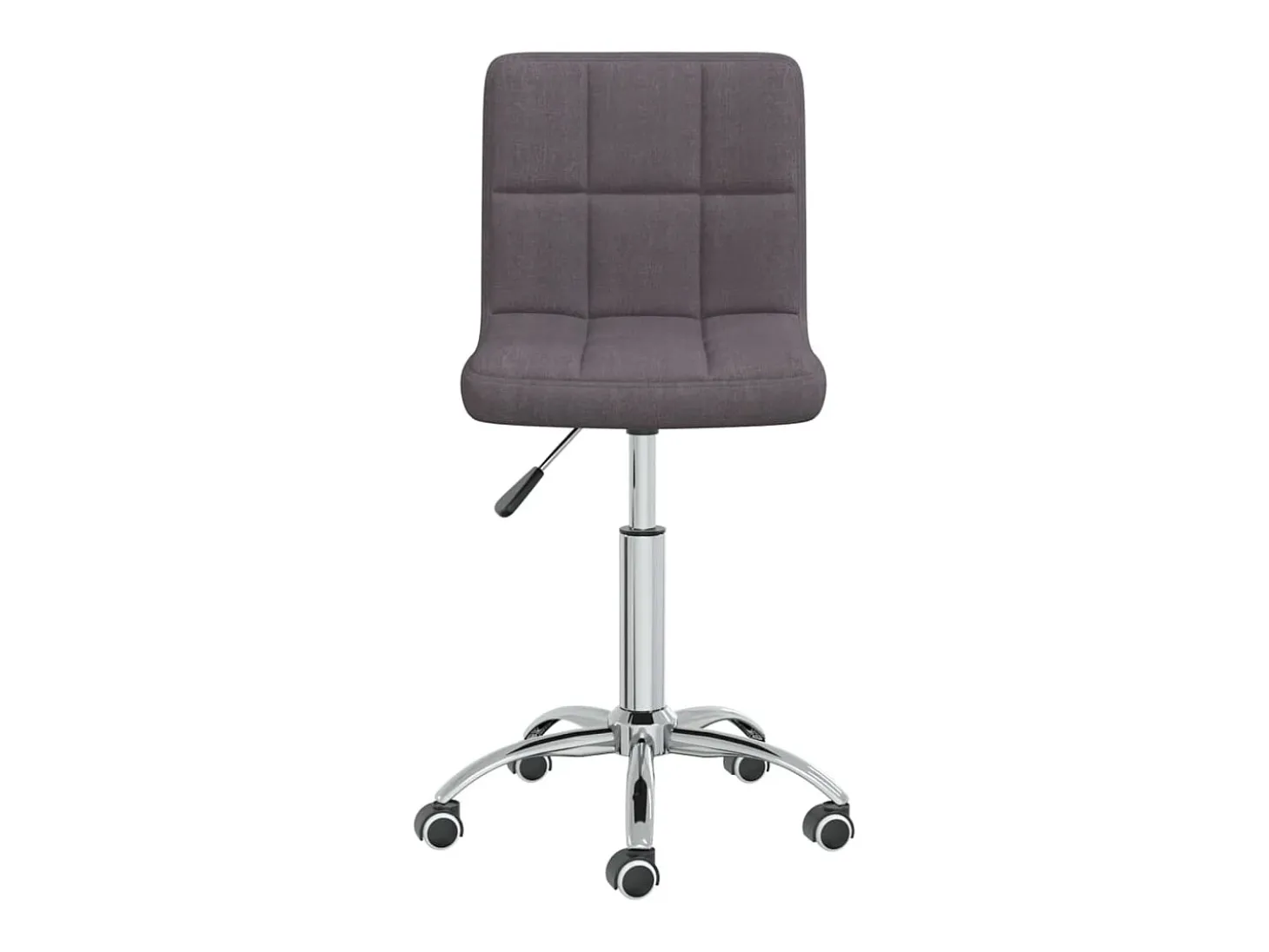 Silla de comedor giratoria tela gris topo