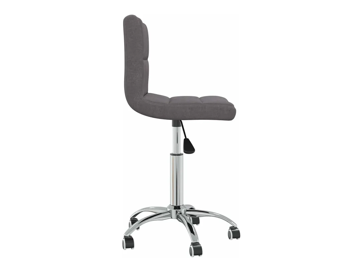Silla de comedor giratoria tela gris topo
