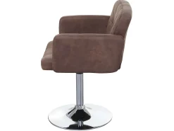 Silla de comedor Houston (juego de 6), vintage marrón