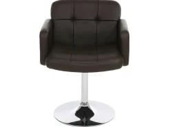 Silla de comedor Houston (juego de 6), marrón