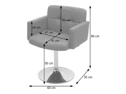 Silla de comedor Houston, crema