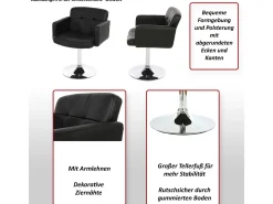 Silla de comedor Houston, crema