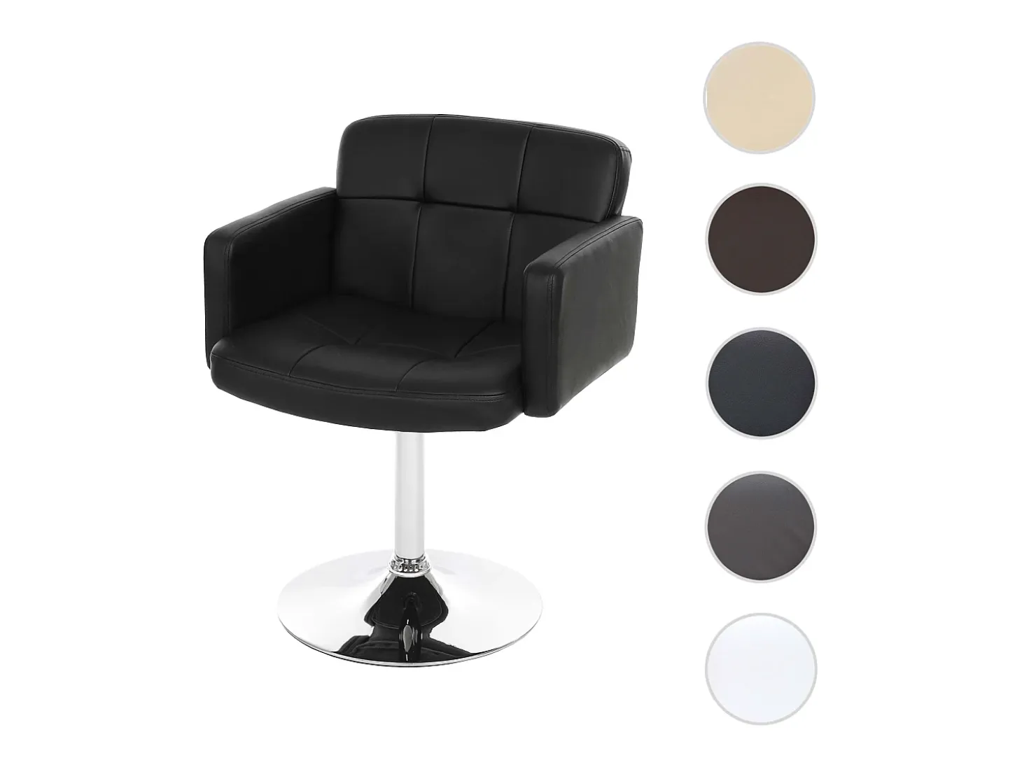 Silla de comedor Houston, negro