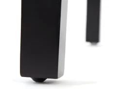 Silla de comedor Littau, rojo-marrón, patas oscuras
