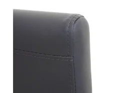 Silla de comedor Littau, gris mate, patas claras