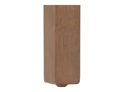 Silla de comedor Littau de chenilla (set de 2), verde, patas color natural