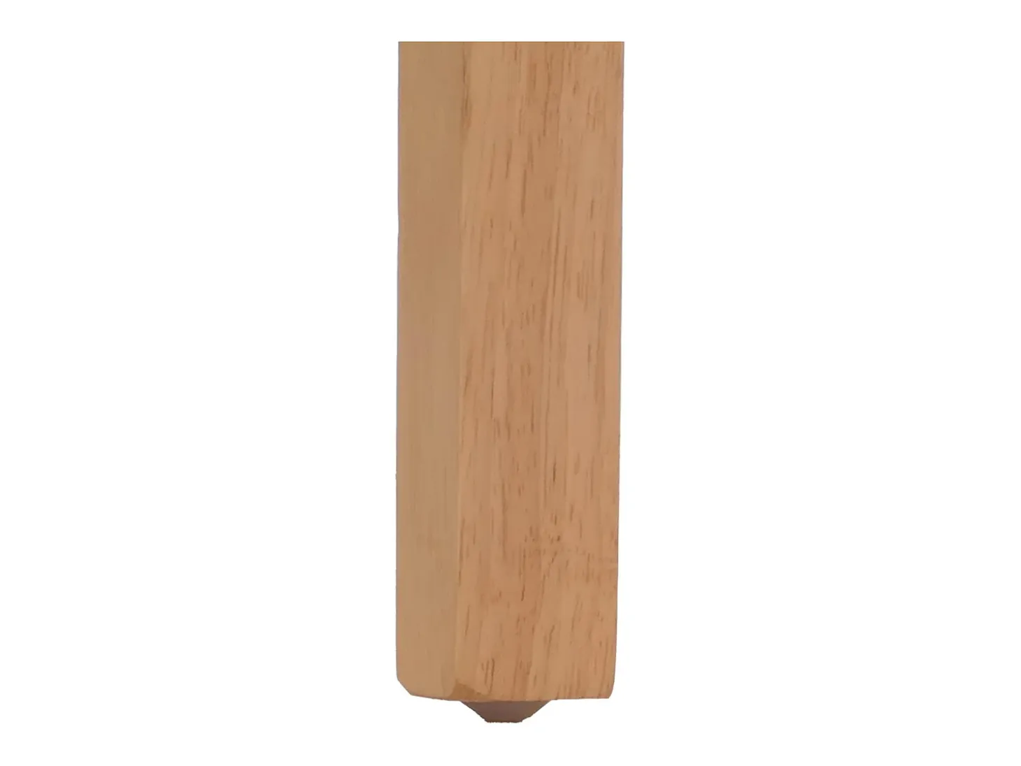 Silla de comedor Littau (juego de 6), cuero, crema, patas claras