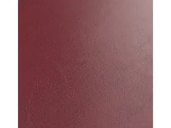 Silla de comedor Littau piel sintética lote de 2, polipiel, roja, patas claras