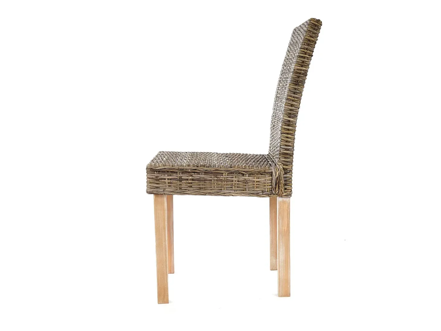 Silla de comedor Littau (set de 4) ratán