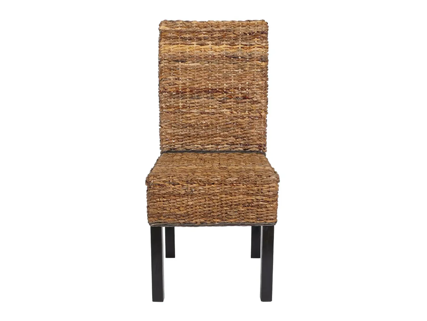 Silla de comedor Loiret (lote de 2), oscuro, sin cojín