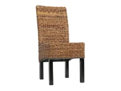 Silla de comedor Loiret (lote de 2), oscuro, sin cojín