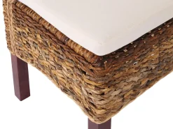 Silla de comedor Loiret (lote de 6), light, con cojín
