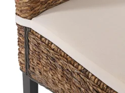 Silla de comedor Loiret (lote de 2), oscuro, con cojín