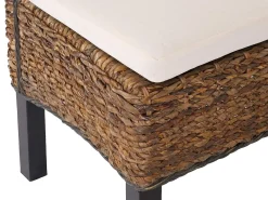 Silla de comedor Loiret (lote de 6), oscuro, con cojín