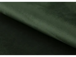 Silla de comedor Lola con brazos y retorno giratorio velour verde.