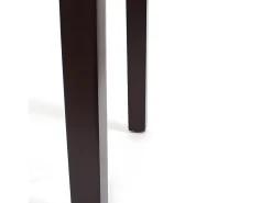 Silla de comedor M37 (juego de 6), polipiel mate, marrón, patas oscuras