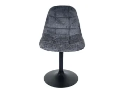 Silla de comedor MCW-A60, gris oscuro