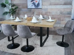 Silla de comedor MCW-A60, marrón