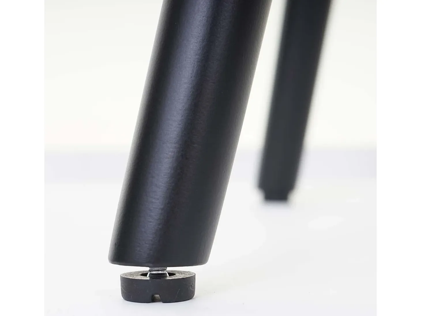 Silla de comedor MCW-A50 II, imitación cuero, imitación ante, patas oscuras