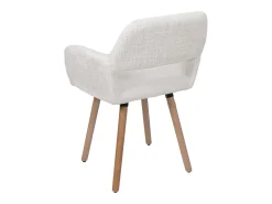 Silla de comedor MCW-A50 II (juego de 6), crema