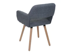 Silla de comedor MCW-A50 II (juego de 6), gris oscuro