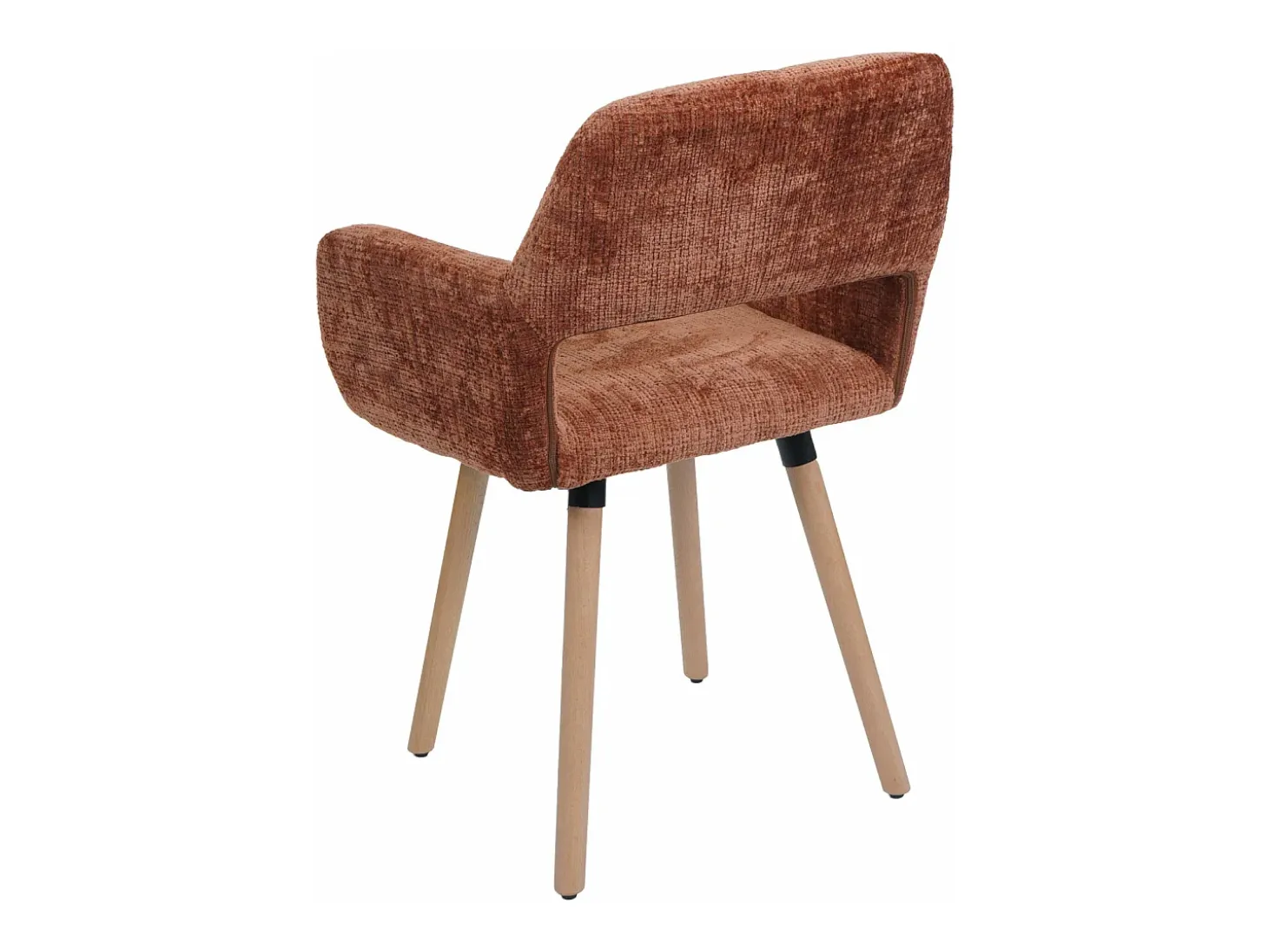 Silla de comedor MCW-A50 II (juego de 6), terracota