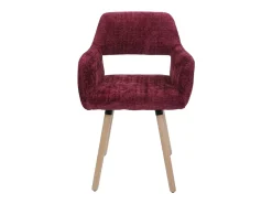 Silla de comedor MCW-A50 II, burdeos