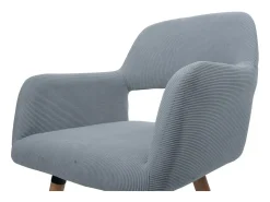 Silla de comedor MCW-A50 II, gris claro