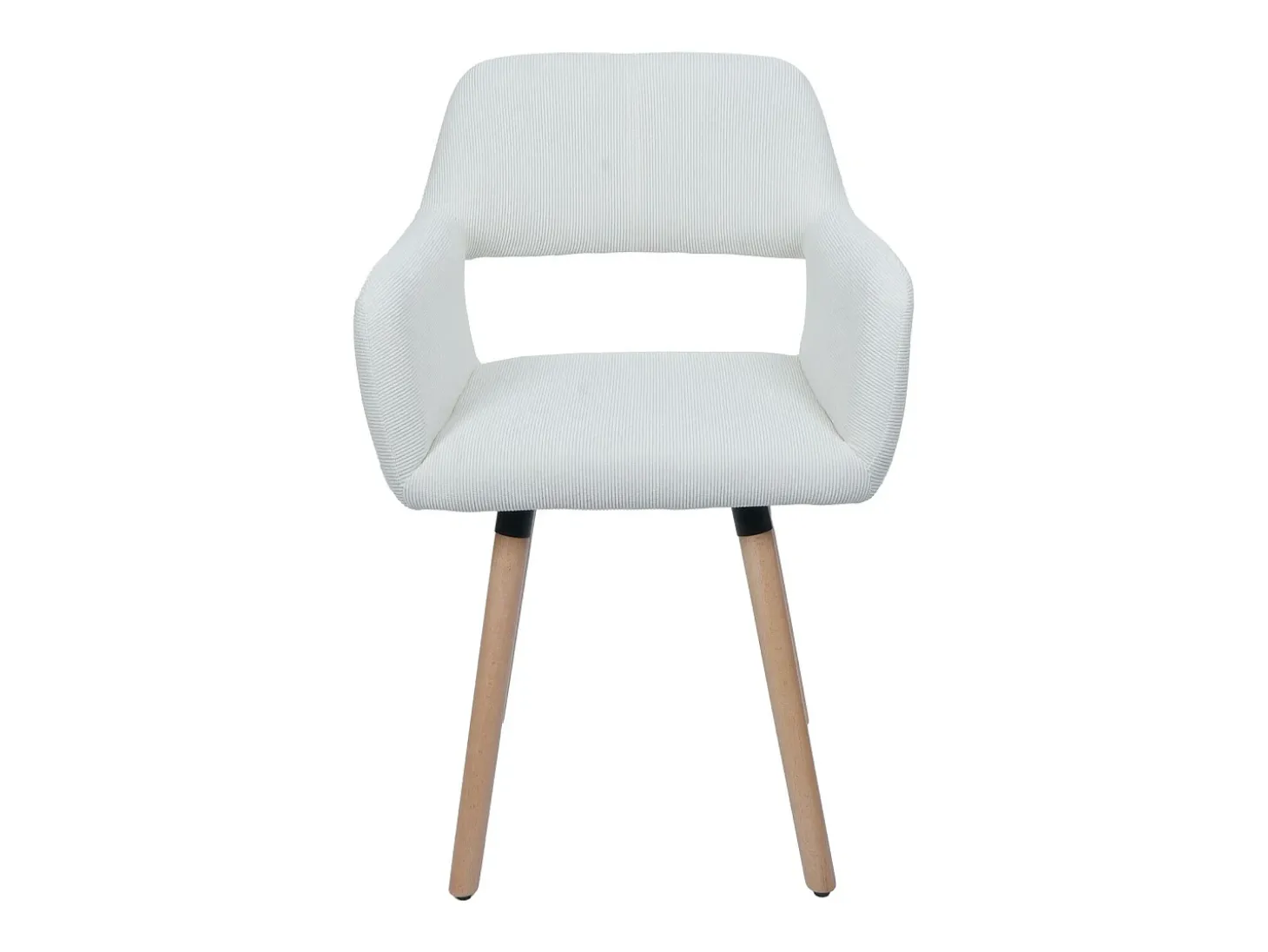Silla de comedor MCW-A50 II, blanco crema
