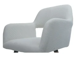 Silla de comedor MCW-A50 II, blanco crema