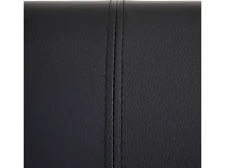 Silla de comedor MCW-A50 II (juego de 6), piel sintética, negra, patas claras