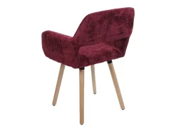 Silla de comedor MCW-A50 II (juego de 6), burdeos