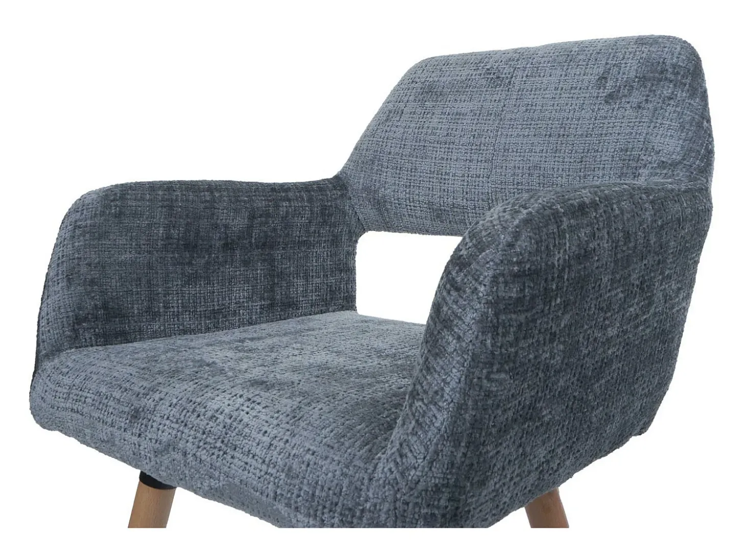 Silla de comedor MCW-A50 II, gris oscuro