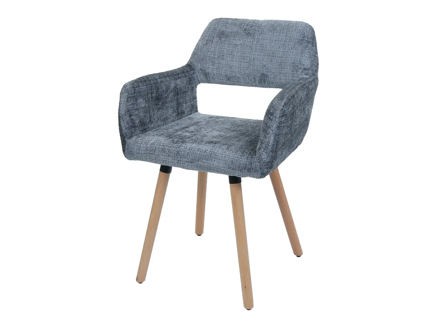 Silla de comedor MCW-A50 II, gris oscuro