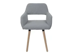 Silla de comedor MCW-A50 II (juego de 6), gris