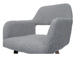 Silla de comedor MCW-A50 II (juego de 6), gris