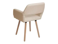 Silla de comedor MCW-A50 II, beige