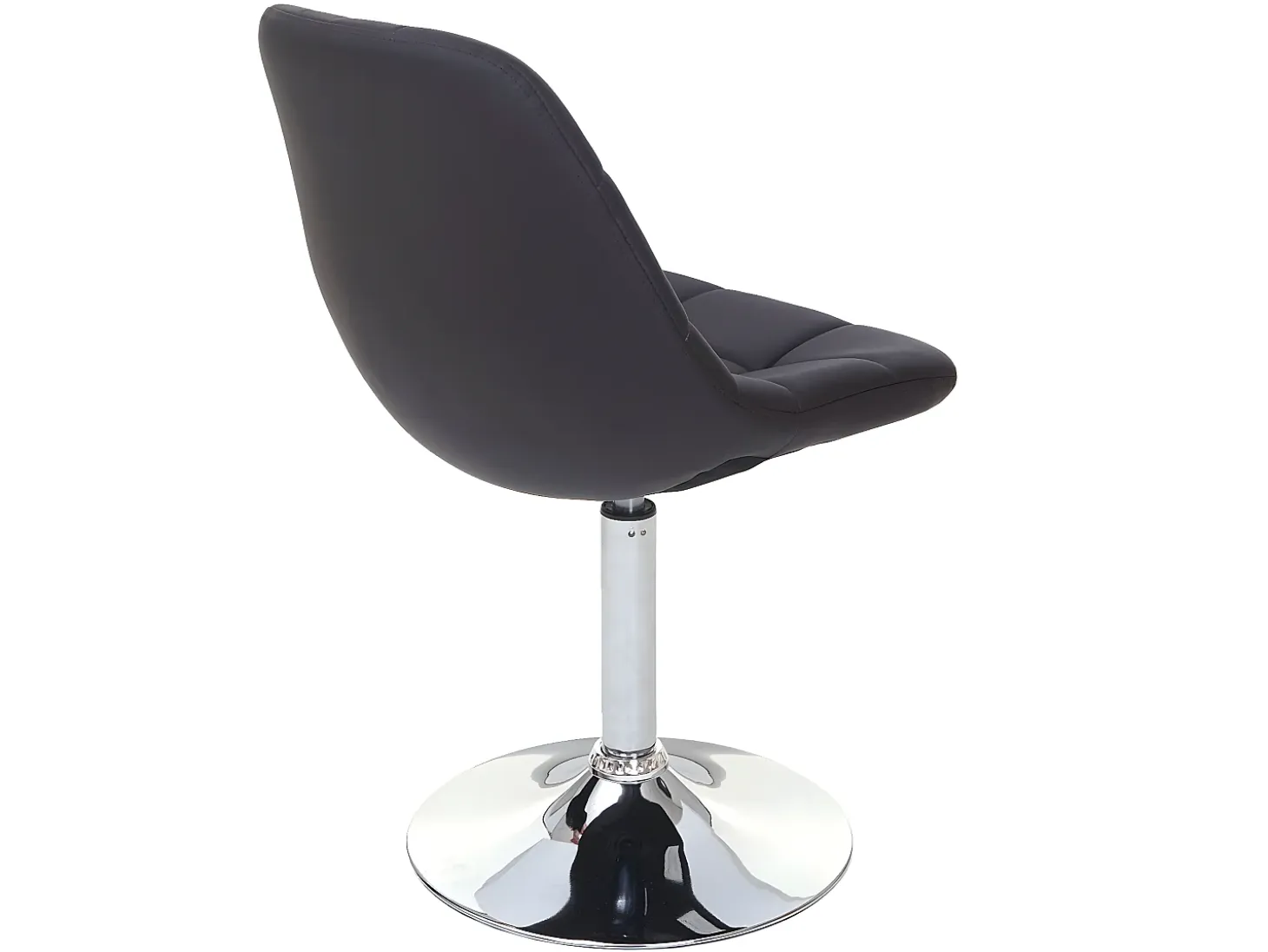 Silla de comedor MCW-A60 (juego de 6), polipiel marrón