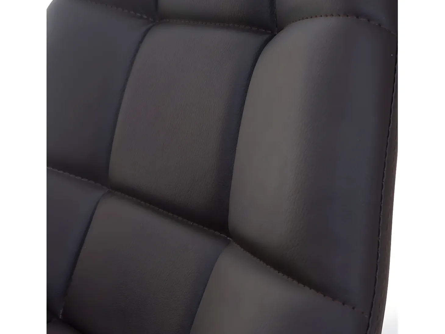 Silla de comedor MCW-A60 (juego de 6), polipiel marrón
