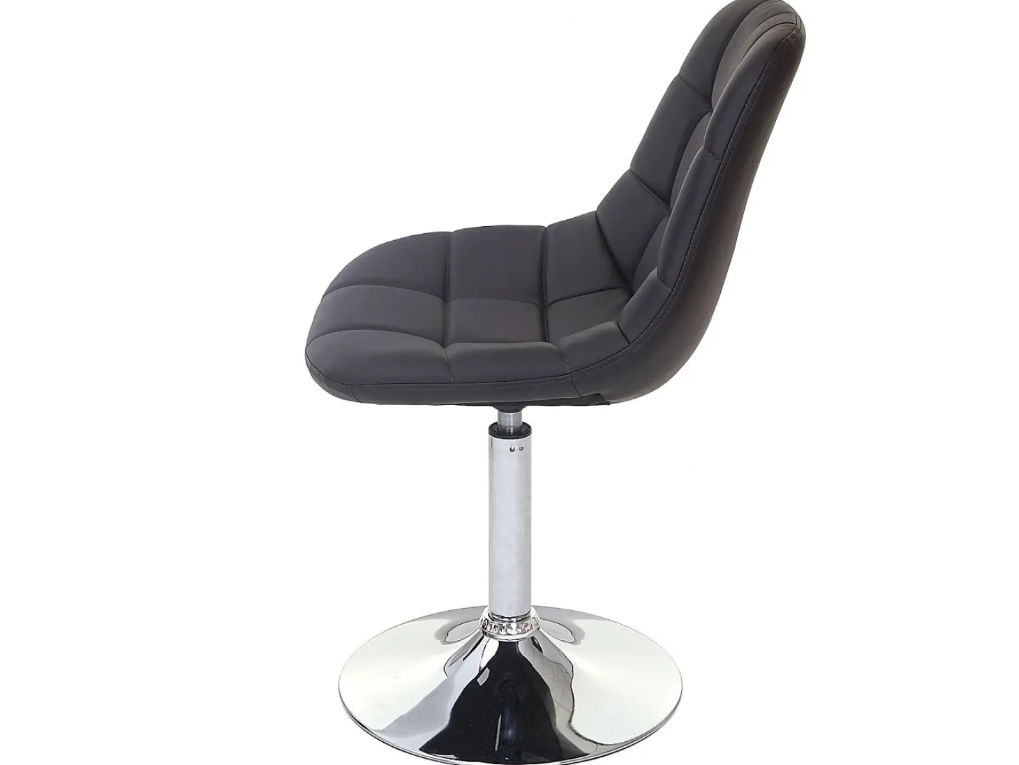 Silla de comedor MCW-A60 (juego de 6), polipiel marrón