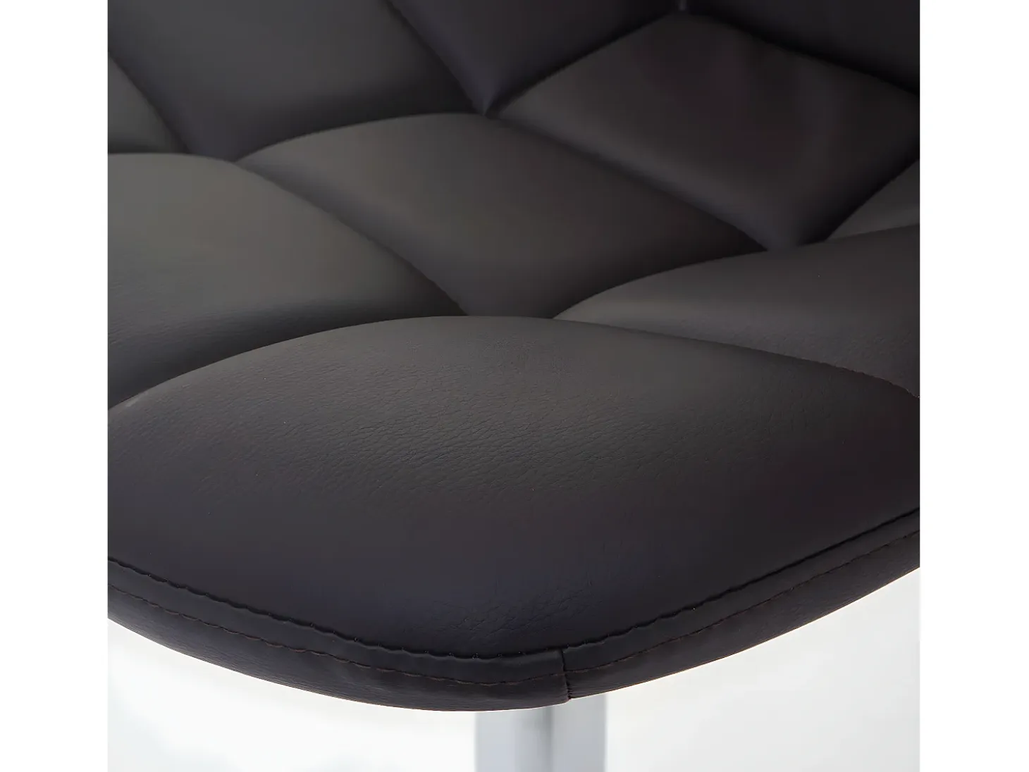 Silla de comedor MCW-A60 (juego de 6), polipiel marrón