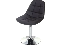 Silla de comedor MCW-A60 (juego de 6), polipiel marrón