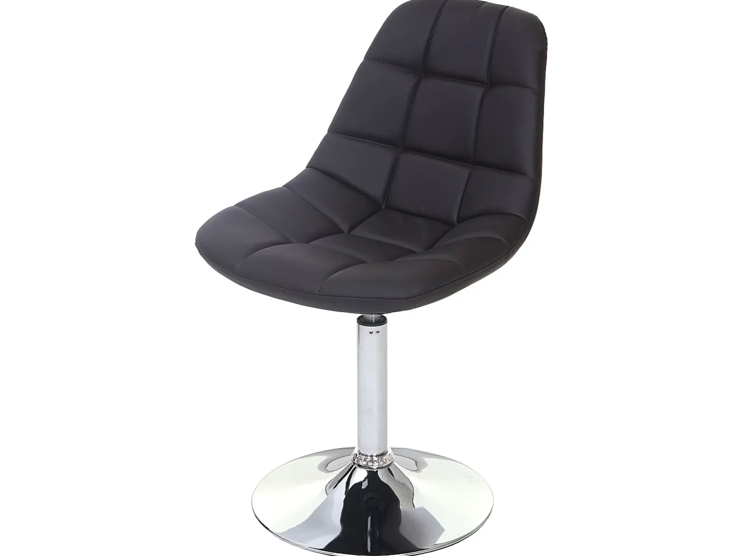 Silla de comedor MCW-A60 (juego de 6), polipiel marrón