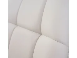 Silla de comedor MCW-A60 (juego de 6), polipiel crema