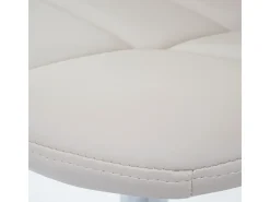 Silla de comedor MCW-A60 (juego de 6), polipiel crema