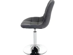 Silla de comedor MCW-A60 (juego de 6), textil gris claro