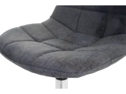Silla de comedor MCW-A60 (juego de 6), textil gris claro