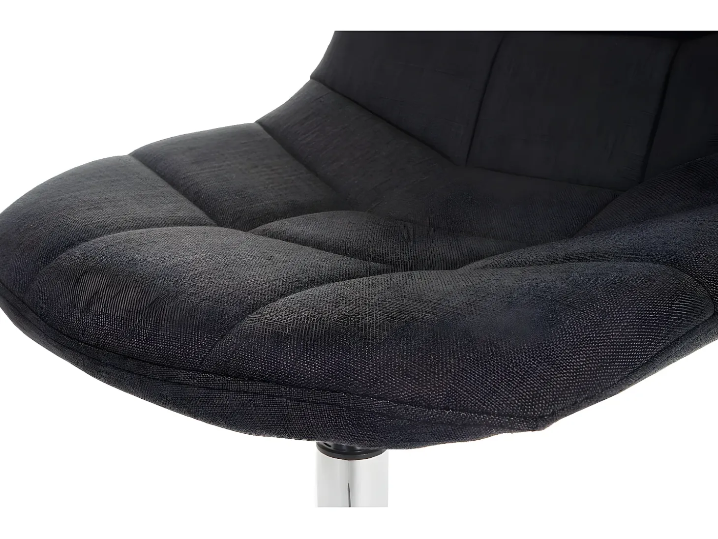 Silla de comedor MCW-A60 (set de 2), textil gris oscuro